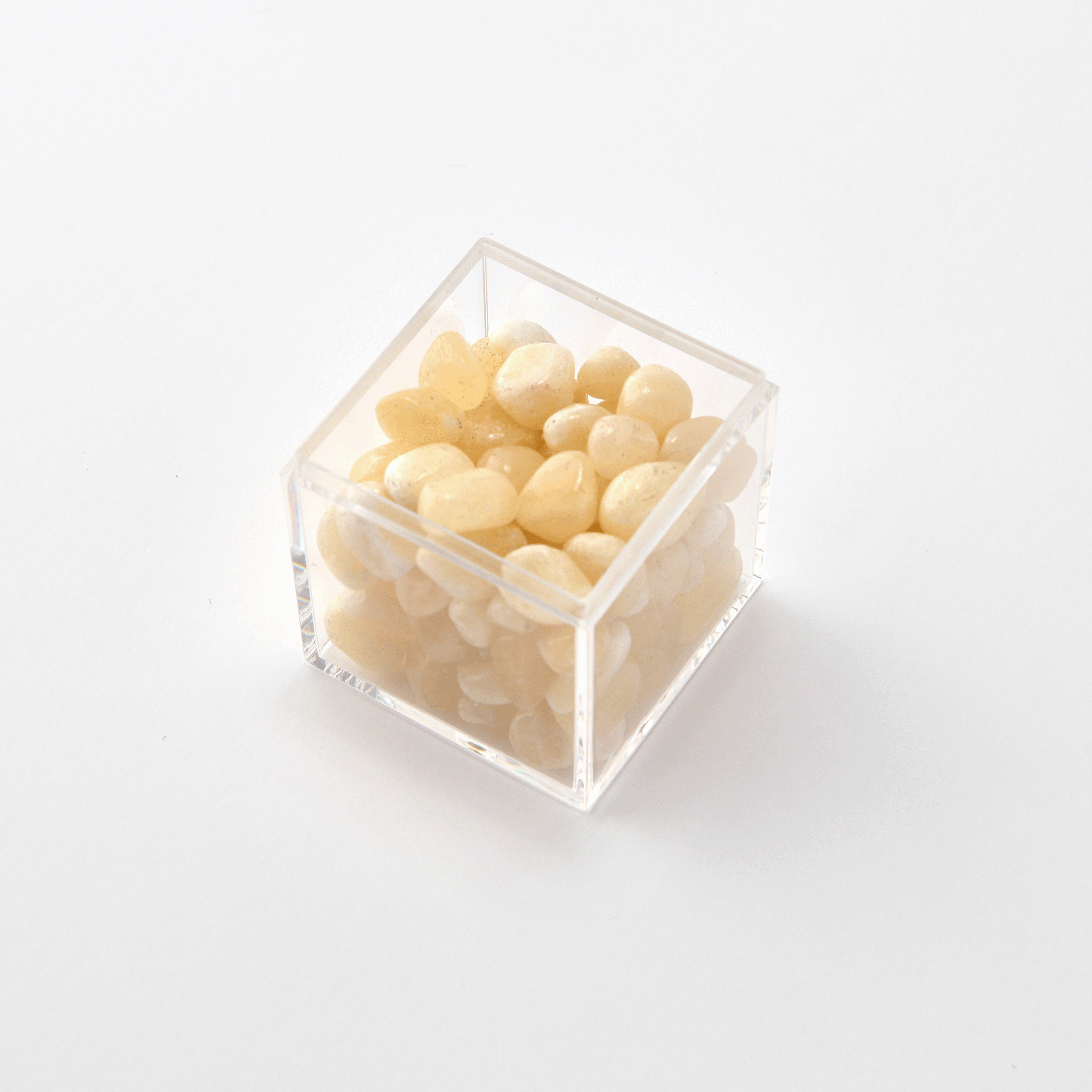 YELLOW CALCITE - CRYSTAL CUBE