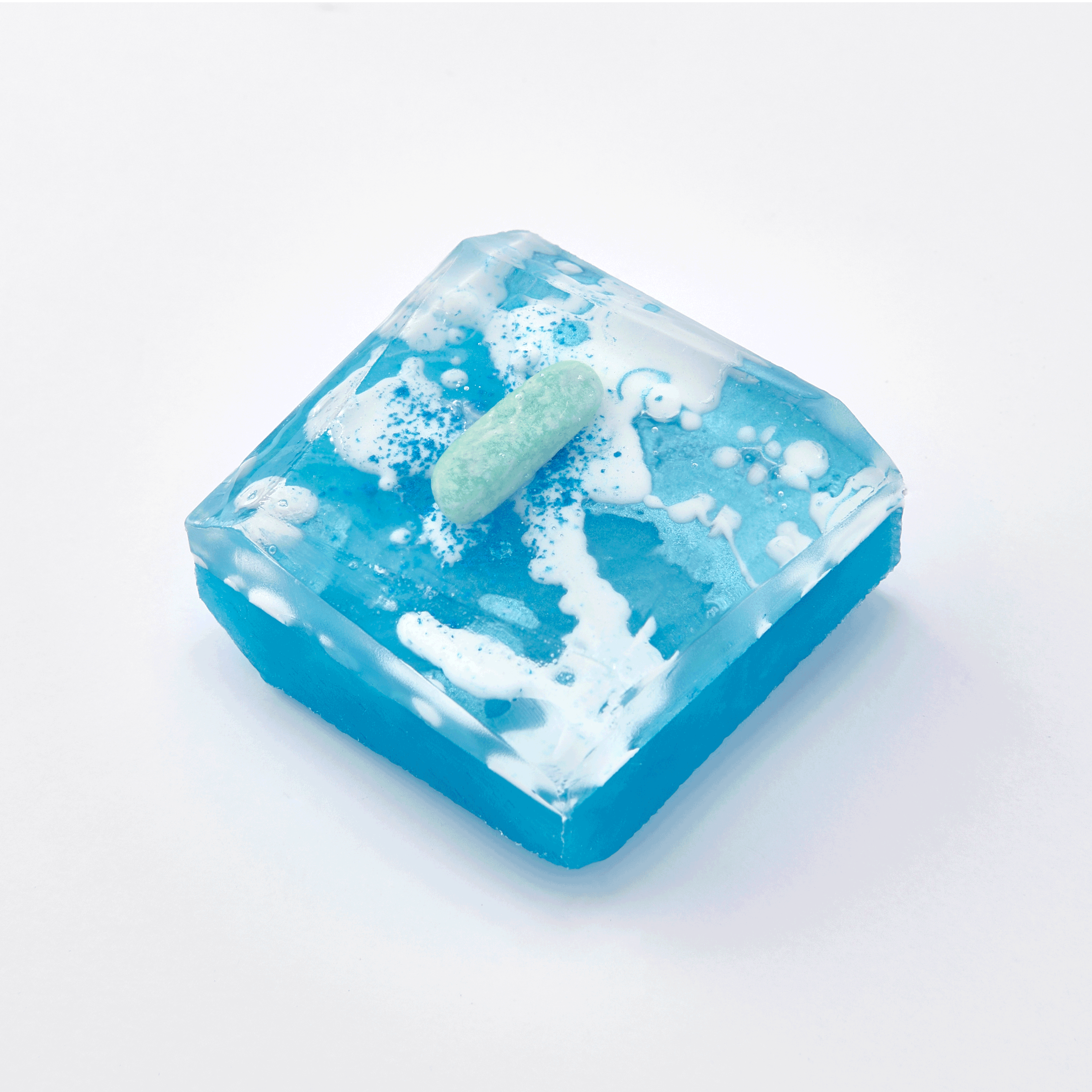 BLUE: EXPRSSION -CHAKRA CLEANSE COLLECTION - HEALING STONE FRAGRANCE SOAP