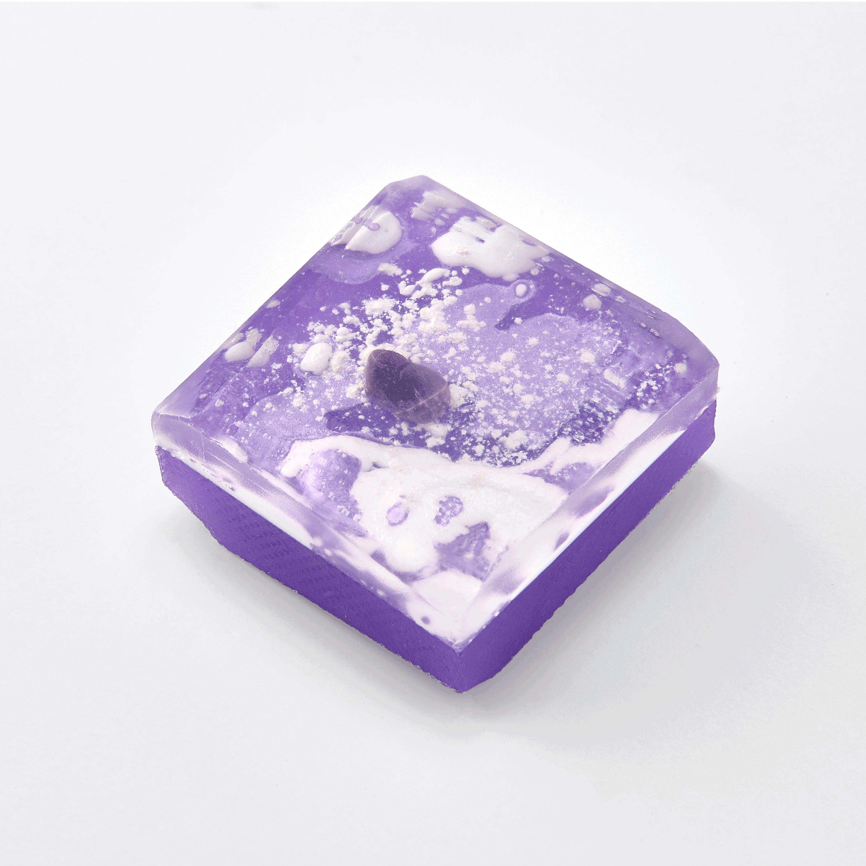 PURPLE: TRANSCENDENCE -CHAKRA CLEANSE COLLECTION - HEALING STONE FRAGRANCE SOAP